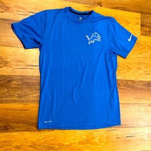 Detroit Lions dri-fit Nike men’s tee, size medium